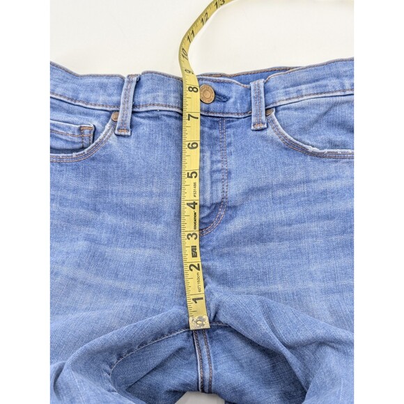 Gap 1969 Bright Blue True Skinny Mid Rise Denim Jeans Size 27 Regular 27x28 - Picture 6 of 7